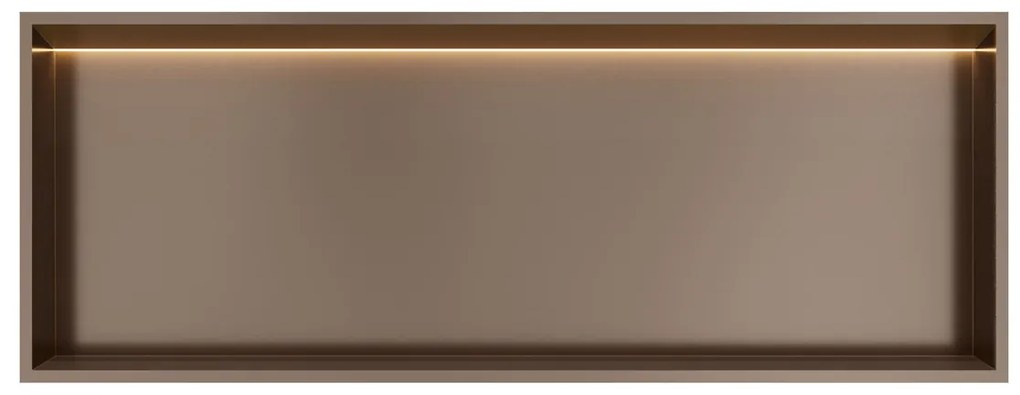 Hotbath &More inbouwnis met verlichting 30x80x10cm tuscan bronze