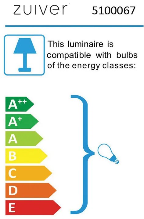 Zuiver Marlon Slanke Vloerlamp Zwart