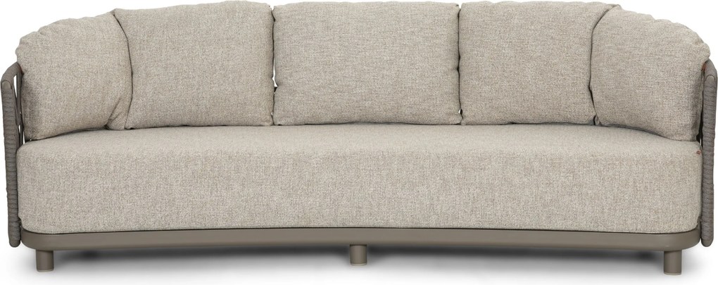 Stoel en Bank Loungeset 5 personen Rope Taupe  Santika Furniture Santika