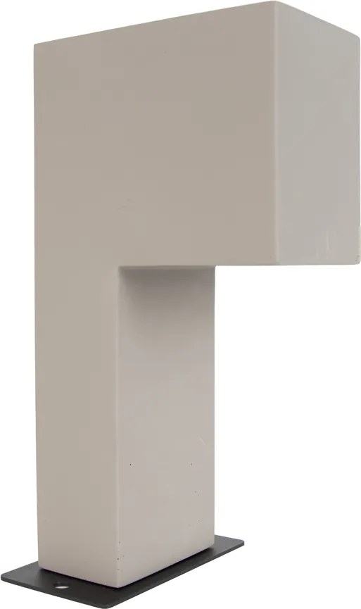 Modern buiten paaltje grijs 35cm IP44 - Pompei