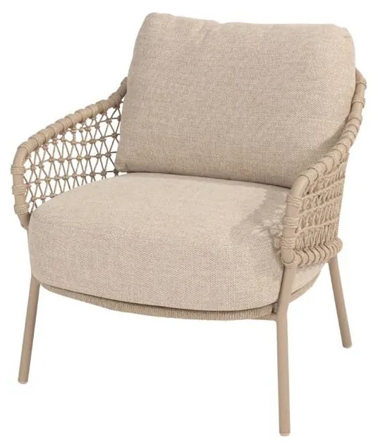 4 Seasons Outdoor Sardinia low dining chair latte SALE Tuinstoel   beige weerbestendig
