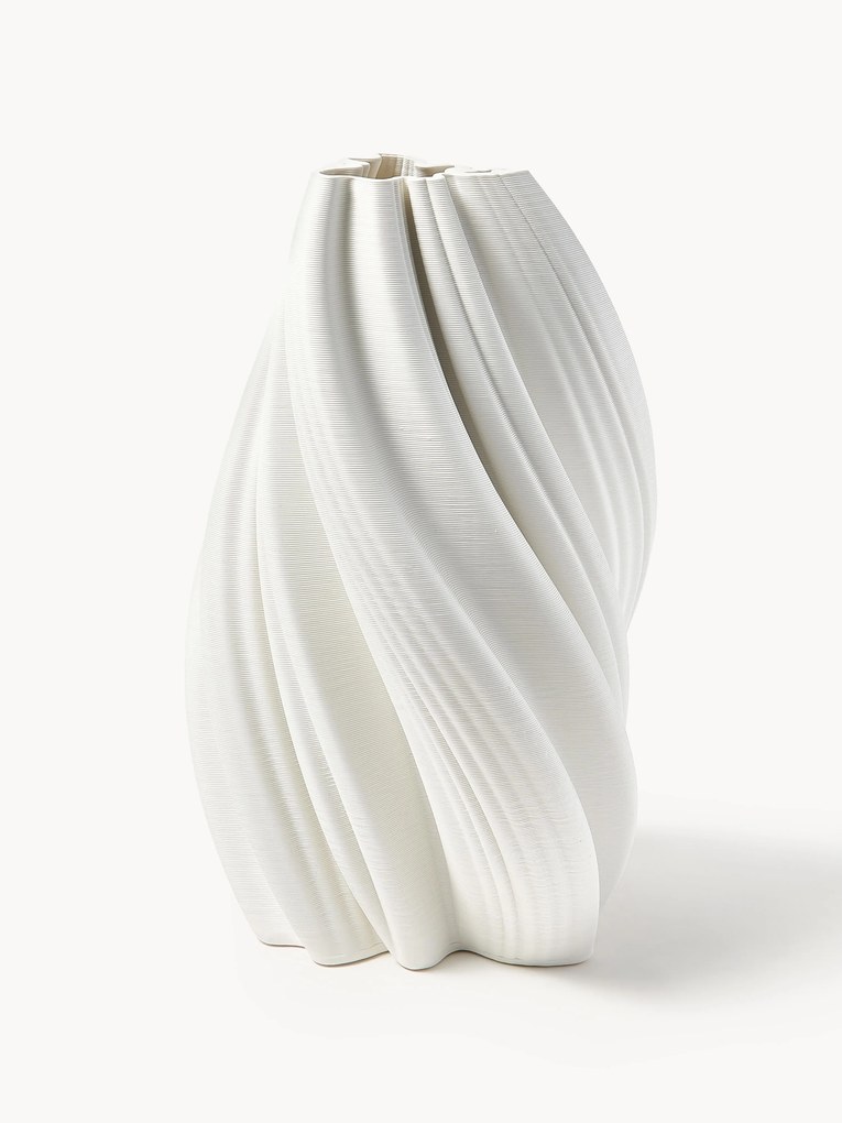 3D-geprinte porseleinen vaas Melody, H 42 cm