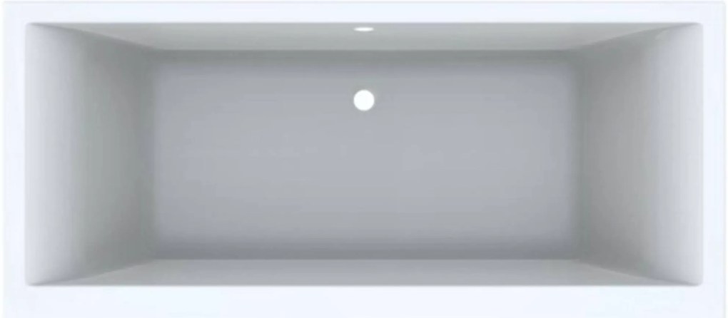 Geberit Renova inbouwbad met ligzijde links en rechts 180x80x42cm wit acryl