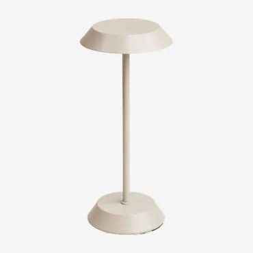 Draadloze Led-tafellamp Van Ijzer Oravella Tapioca Beige - Sklum
