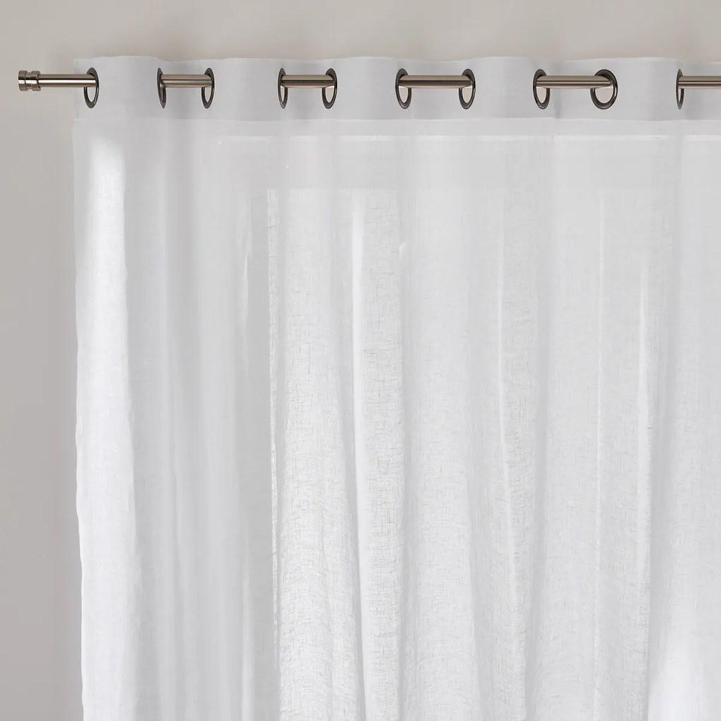 Linnen voile, grote breedte, met oogjes, ONEGA