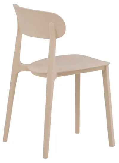 Jörn Eetkamerstoel - Jessica  - Beige - Kunststof - Jörn