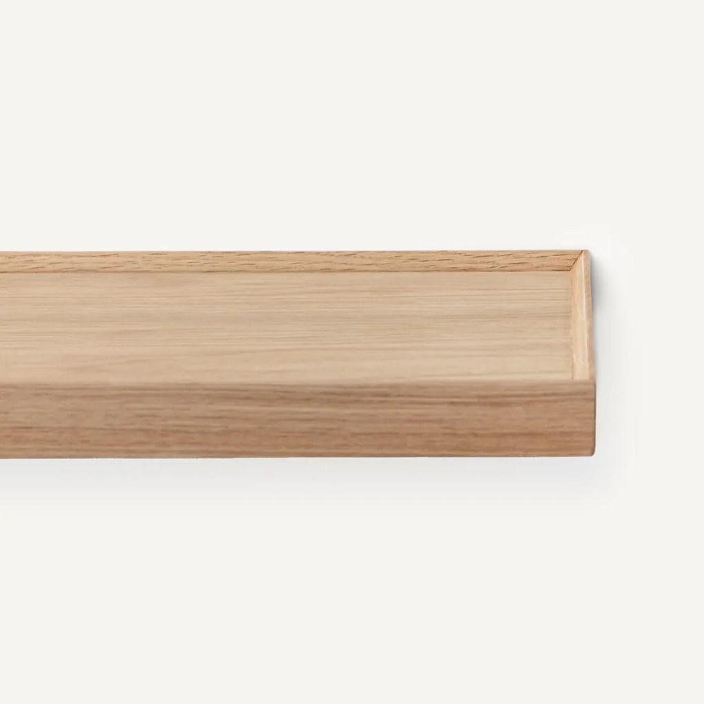 Wandplank in eik L60 cm, Tidder