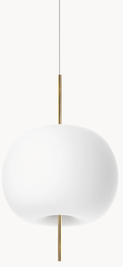 Hanglamp Kushi, mondgeblazen