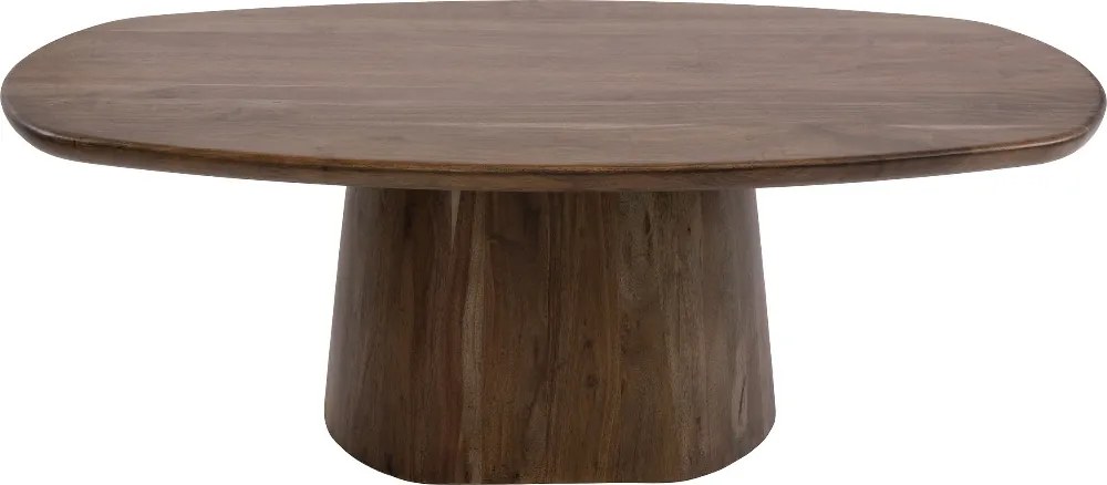 Organische Salontafel Acaciahout - 135 X 70cm.