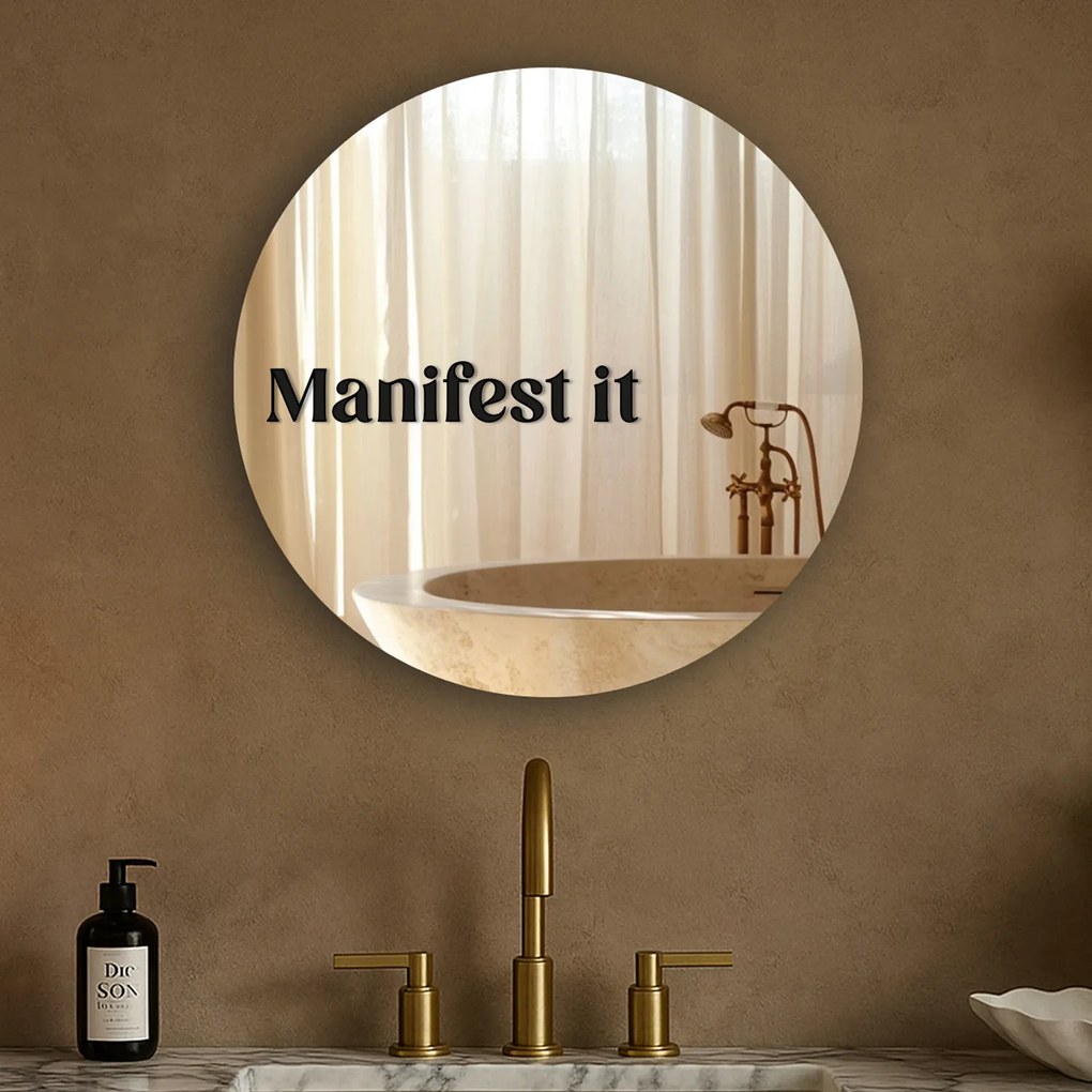 Spiegelsticker S4 – Manifest it