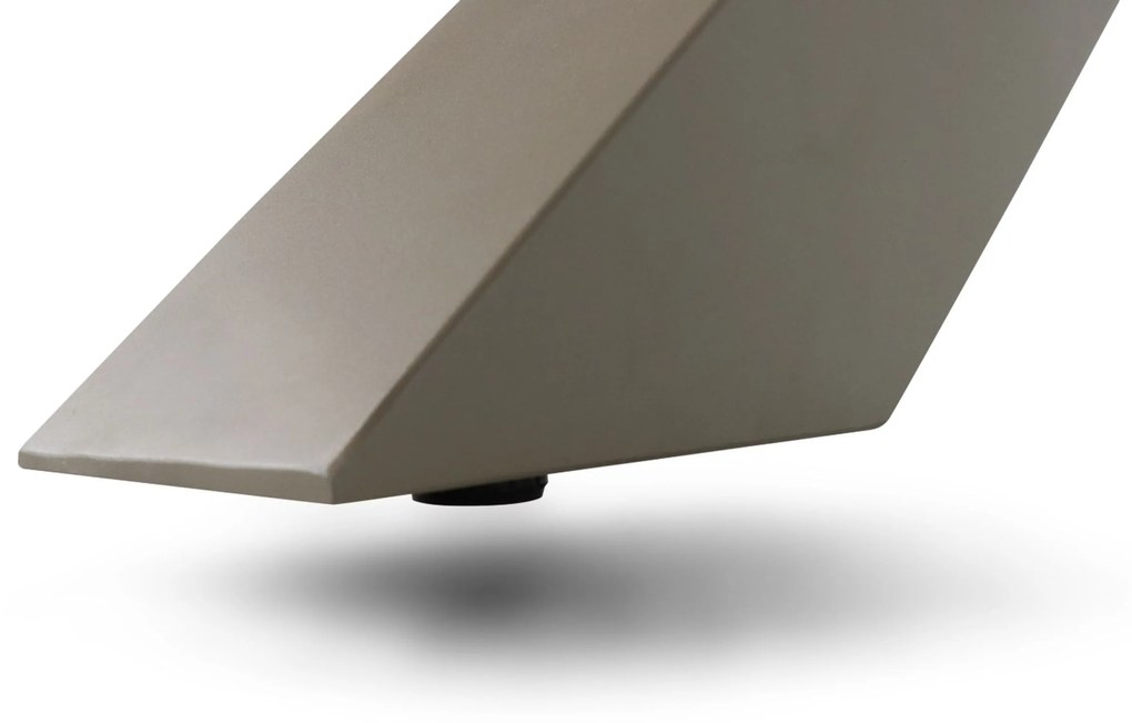 Tuinset 6 personen 240 cm Aluminium/rope Taupe Coco Antoni/Brookline
