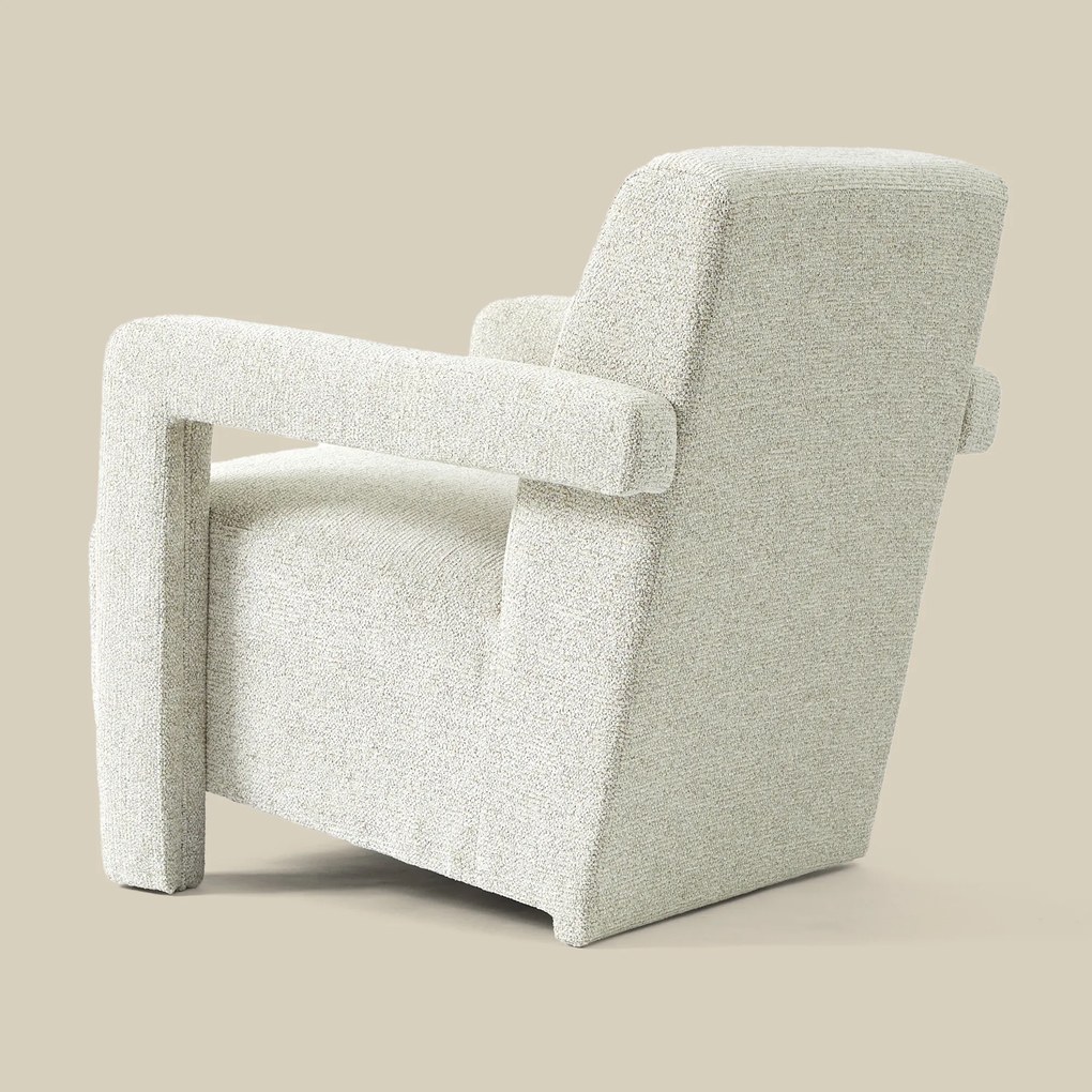 Japandi Fauteuil Beige Stof