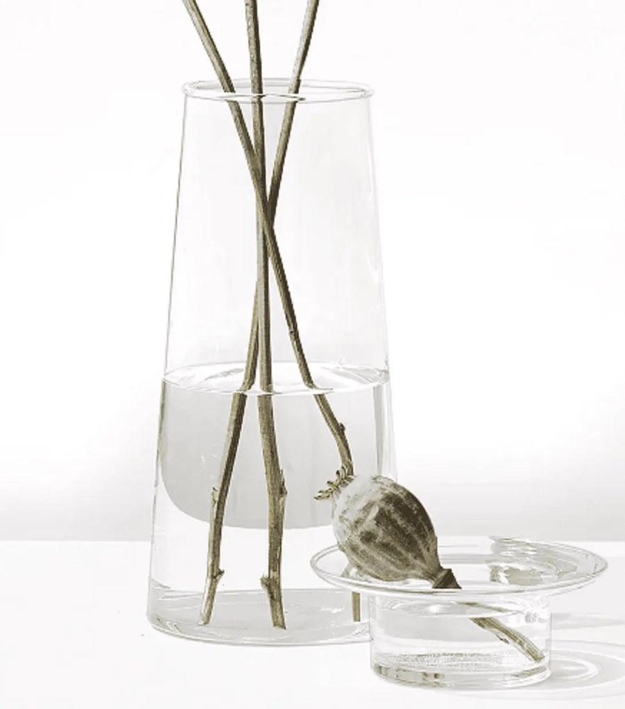 Vaas glas - vaas Donna Duo - vaas transparant