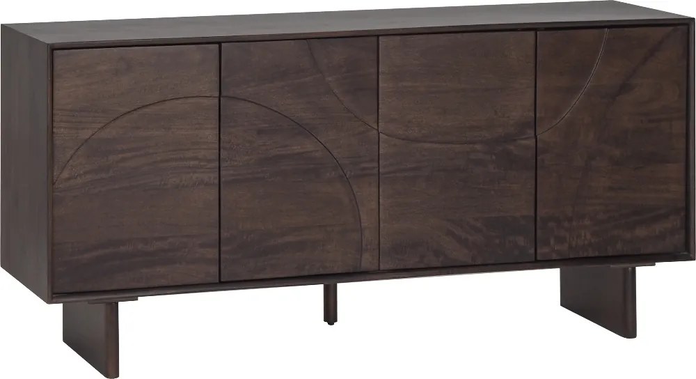 Dressoir Met Organisch Patroon - 170x40x76cm.