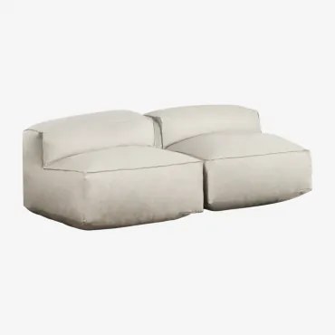 Dojans 2-delige Modulaire Tuinbank Beige - Semoline - Sklum