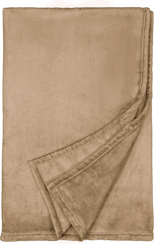 Fleece plaid met mouwen, recycled polyester, Javi