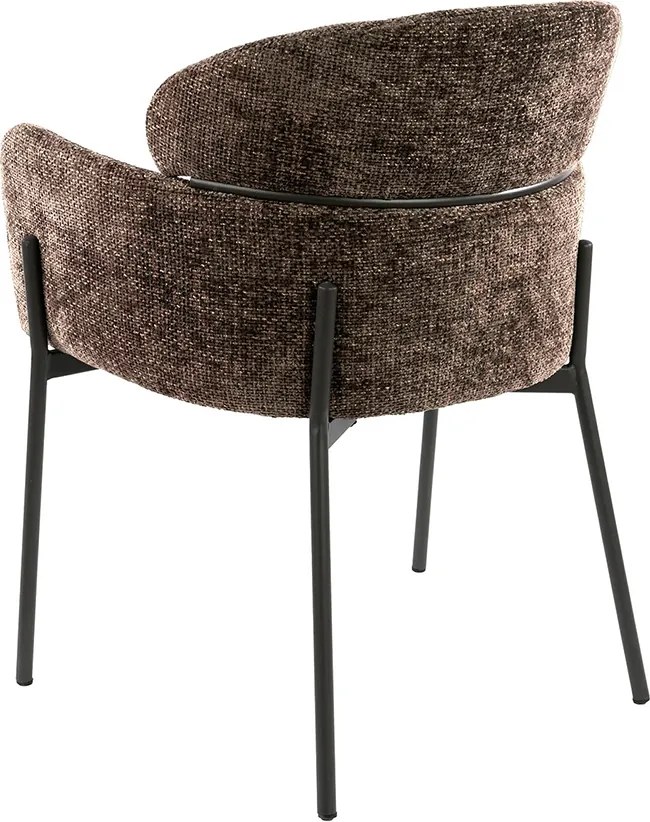 Comfortabele Eetkamerstoel Bruin