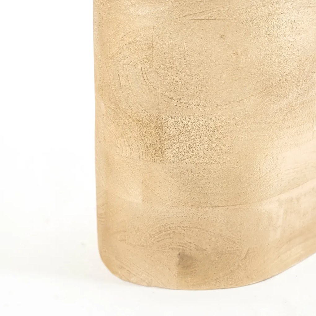 Bijzettafel Organisch Hout Naturel - 37 X 30cm.