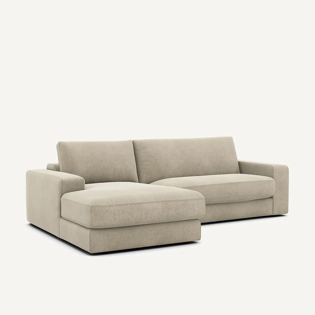 Linnen fluwelen hoekbank, SKANDER