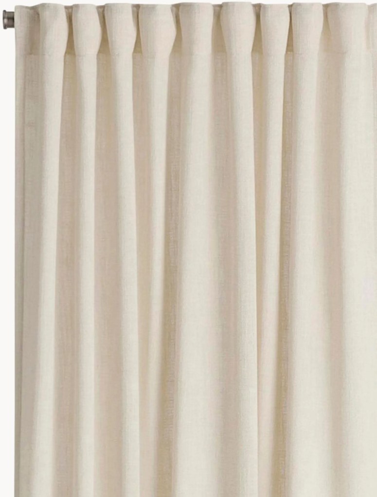 Plisséband-gordijnen Olinda, 2-delig