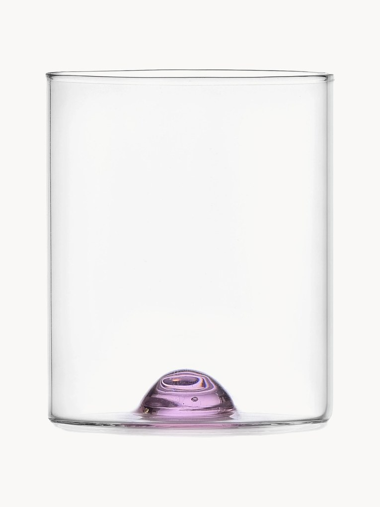 Handgemaakte waterglazen Dot, 2 stuks