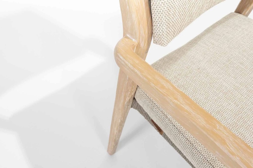 4 Seasons Outdoor Julia stapelbare tuinstoel SALE Tuinstoel beige weerbestendig