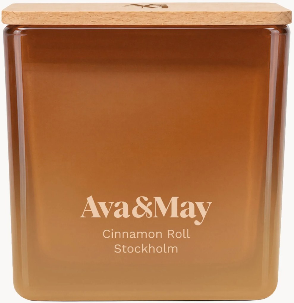 Geurkaars Cinnamon Roll (vanille, kaneel & karamel)