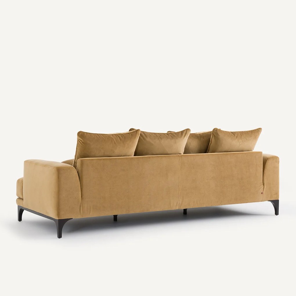 Bank van fluweel linnen, Armento