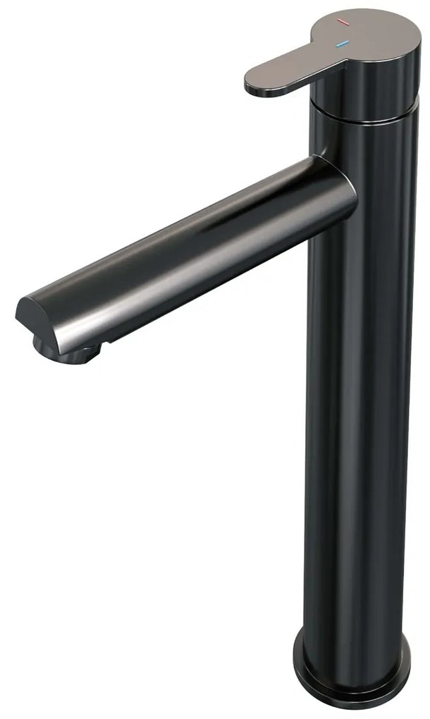 Brauer Gunmetal Edition ColdStart verhoogde wastafelkraan energy-saving model D gunmetal geborsteld PVD