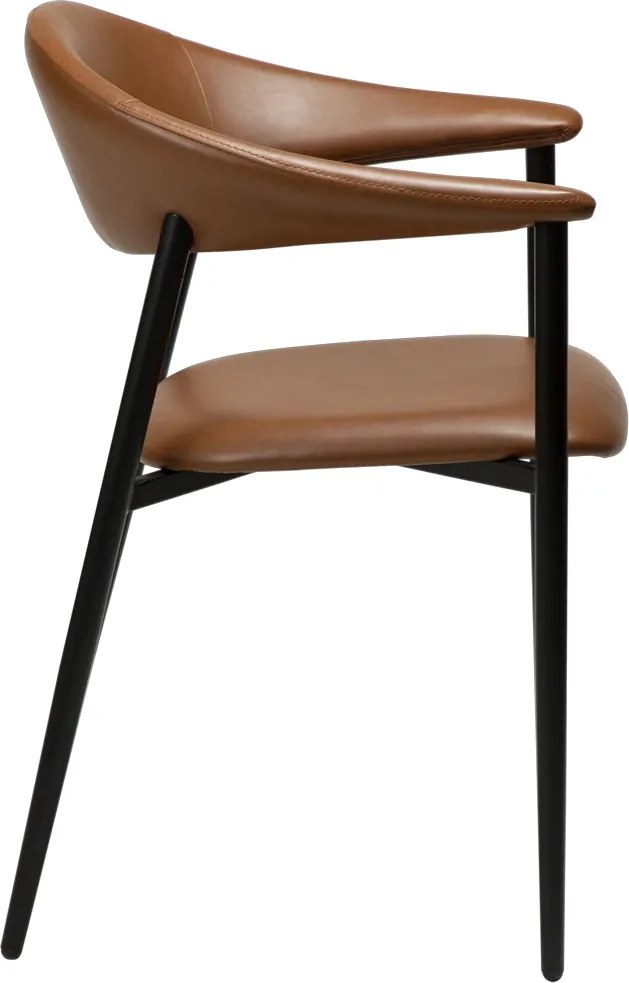 Dan-Form Rover Design Eetkamerstoel Bruin Kunstleer