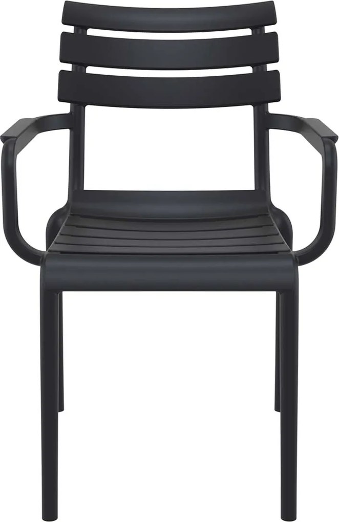 Garden Impressions Paris tuinstoel zwart - 4 stuks