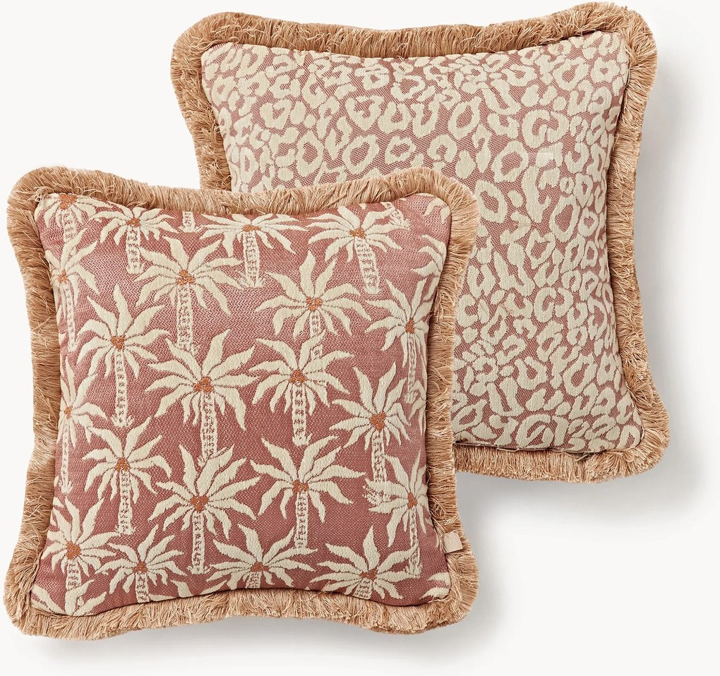 Handgemaakt dubbelzijdig outdoor kussen Laura