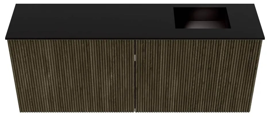 Mondiaz Joya 100cm toiletmeubel shadow met wastafel faye rechts 1 kraangat urban