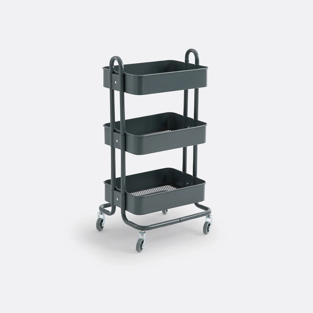 Stalen dressoir met wieltjes, Lirya