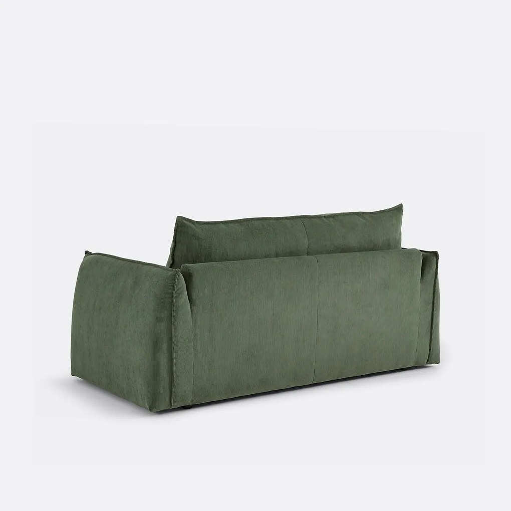 2-zits slaapbank van fijn ribfluweel, TIKI