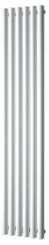 Plieger Trento designradiator verticaal met middenaansluiting 1800x350mm 814W mat wit 7250021
