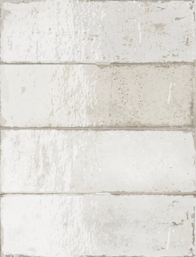 Wandtegel wit Estudio Amazonia 20x6,5cm chalk glans