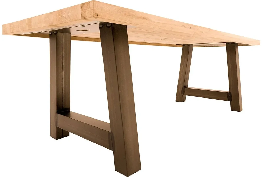 Goossens Eettafel Blade, Strak blad 300 x 100 cm 6 cm dik