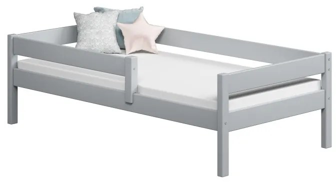 Peuter Grijs Eenpersoonsbed Filip - Voor Kinderen Kinderen Peuter Junior 5056231751896 Children's Beds Home, 140x70, Geen, Geen Children's Beds Home D