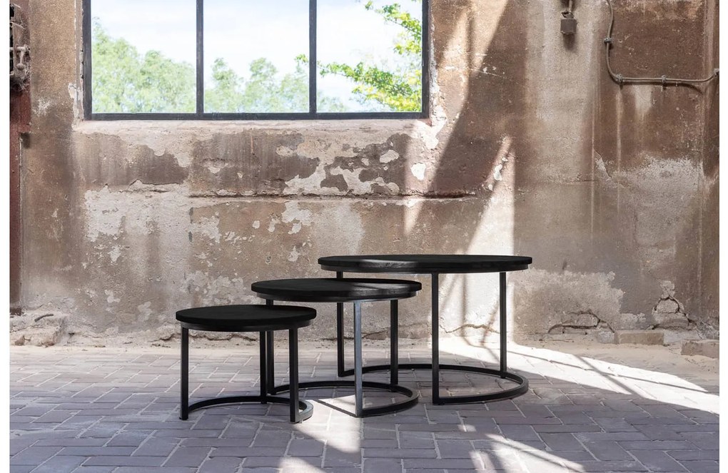 Goossens Salontafel Jelle Xl, Set van 3