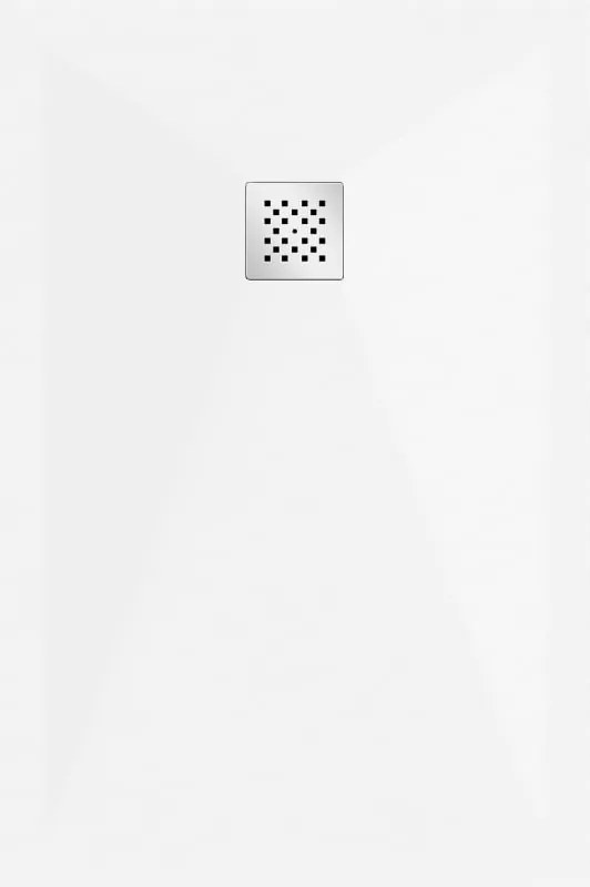 Mexen Stone+ rechthoekige composiet douchebak 120 x 100 cm, wit - 44101012