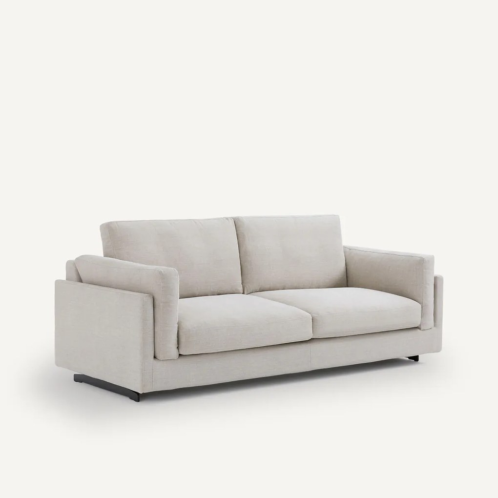 3-zits bank, omvormbaar, van katoen en linnen, César
