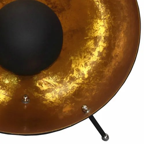 Arles Industrieel Design Tafellamp Goud Zwart