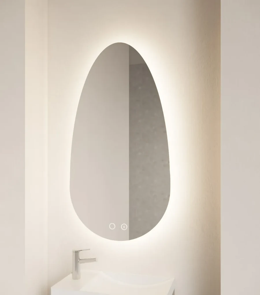 B-Stone Ovalo spiegel met LED-verlichting kopen