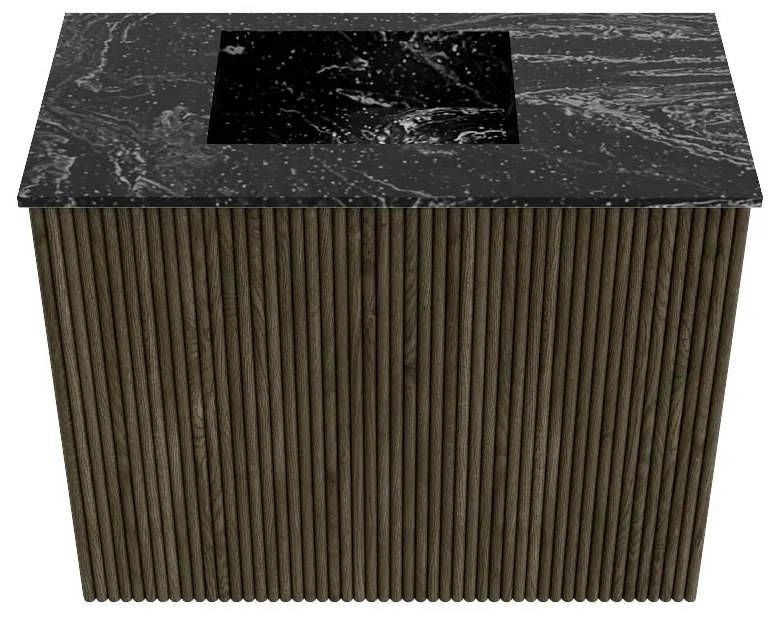 Mondiaz Joya DLux 50cm toiletmeubel shadow met wastafel faye links zonder kraangat lava