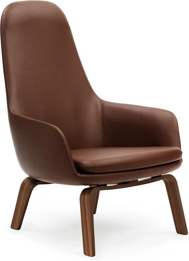 Normann Copenhagen Era Lounge Chair High loungestoel met walnoten onderstel