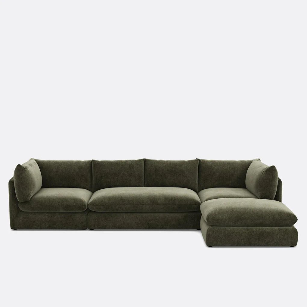 2-zits modulaire bank, gemêleerd polyester, Malo