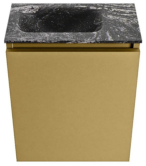 Mondiaz Ture DLux toiletmeubel 40cm oro met wastafel lava links met kraangat