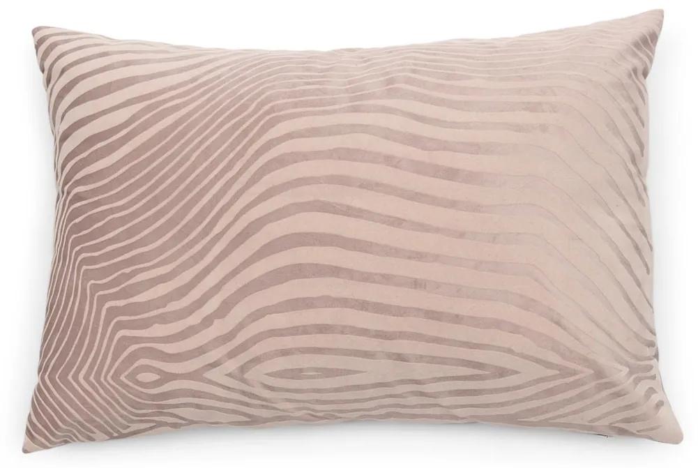 Rivièra Maison - Vintage Zebra Pillow Cover 65x45 - Kleur: roze