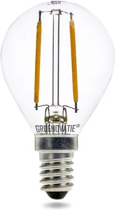 E14 LED Filament Kogellamp 2W Extra Warm Wit Dimbaar